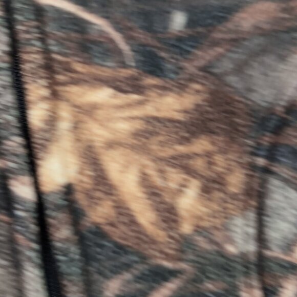 Ducks Unlimited Canada Mens XXL Camo Fleece Hunting Vest Zip Green Brown 120F096 - Picture 7 of 14